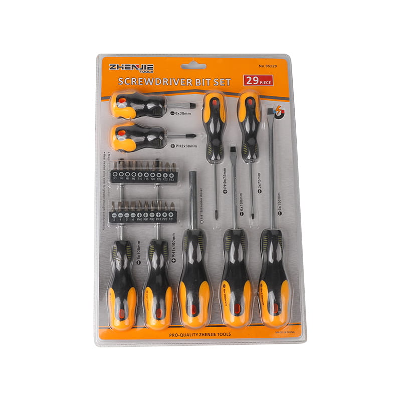 29ks Sada šroubováků Phillips Pozidriv Hex Torx CRV s drážkou