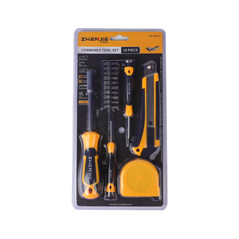 16ks šroubovák Bit Hex Key Measure Tape Set