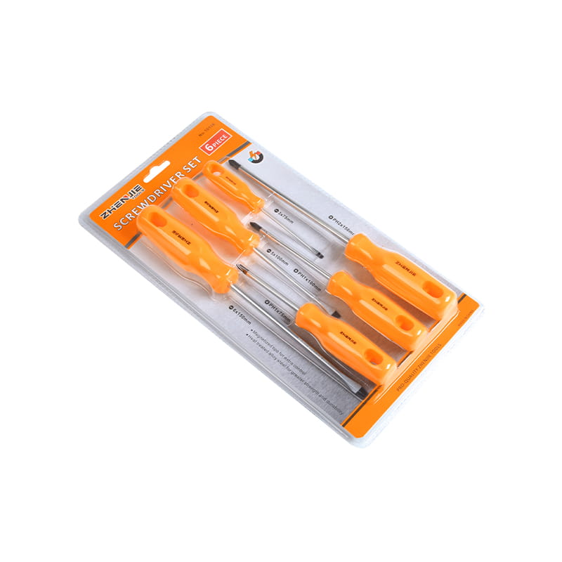 6ks Double Injected Soft Handle Drážkovaný & Phillips CRV šroubovák Set