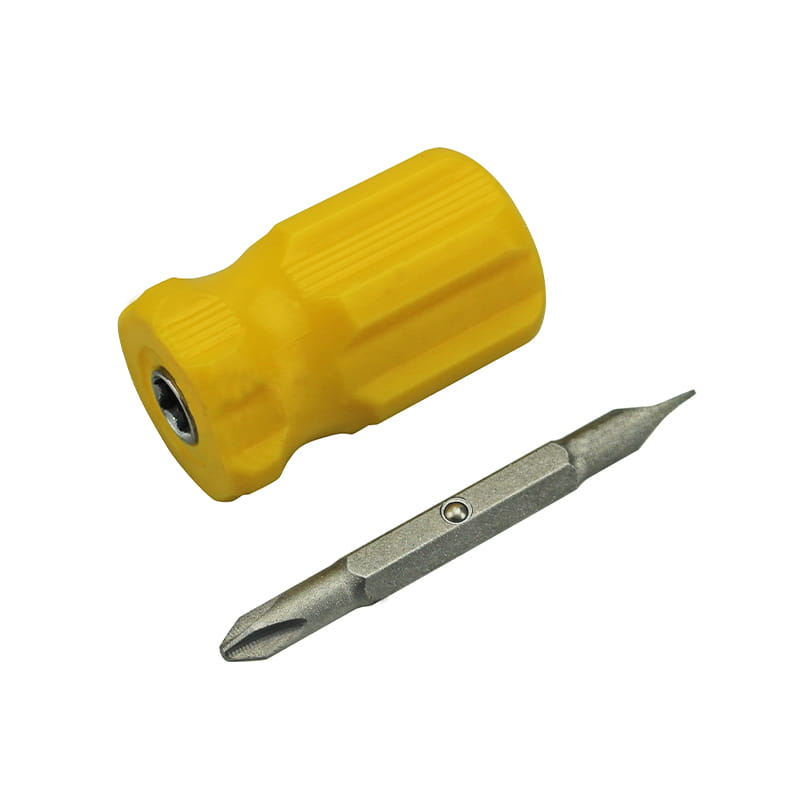 2v1 6mm-PH2 Stubby Rukojeť Oboustranný šroubovák CRV Bit