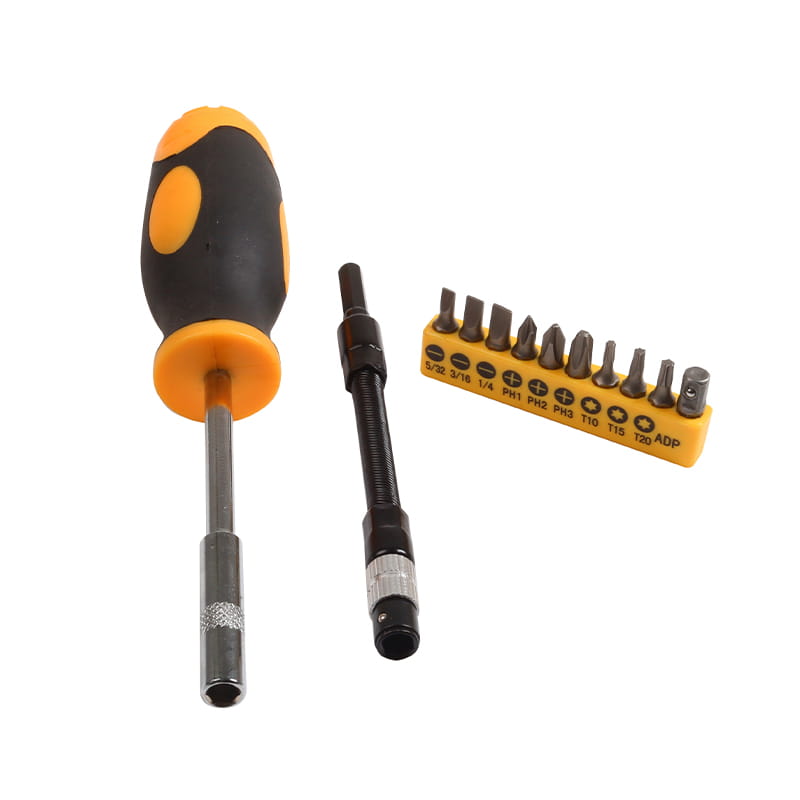 Sada 12ks flexibilních trubic s drážkou Phillips Torx CRV Bit